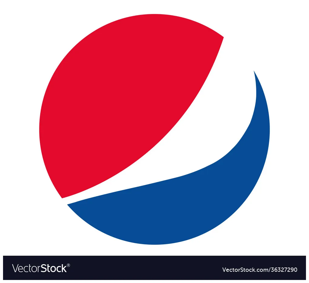 Pepsi logo vector vectorstock
