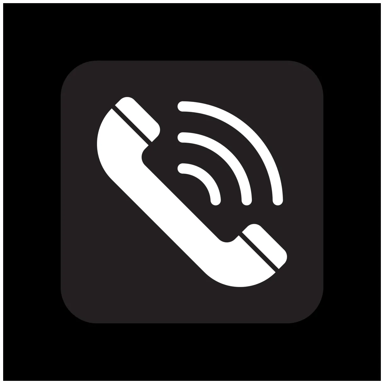 telephone and mobile phone icon, calling icon transparent background