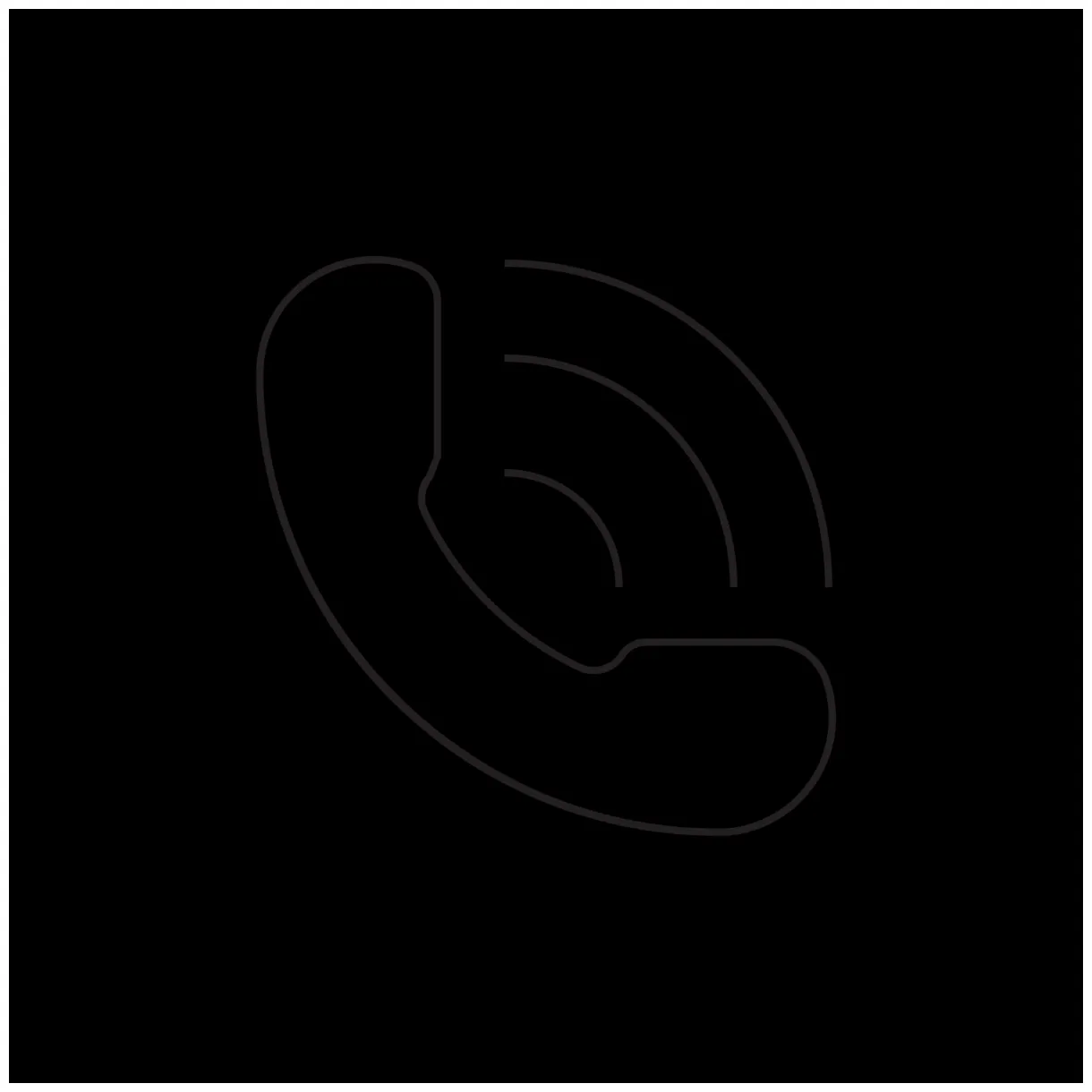 telephone and mobile phone icon, calling icon transparent background