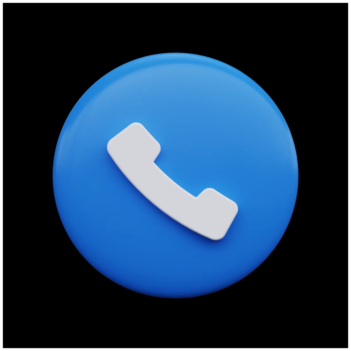 Phone icon 3d render. 12716815 PNG