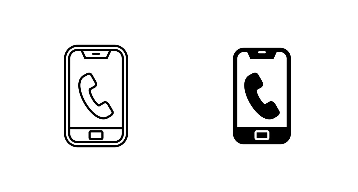 Phone vector icon 22280140 vector art at vecteezy