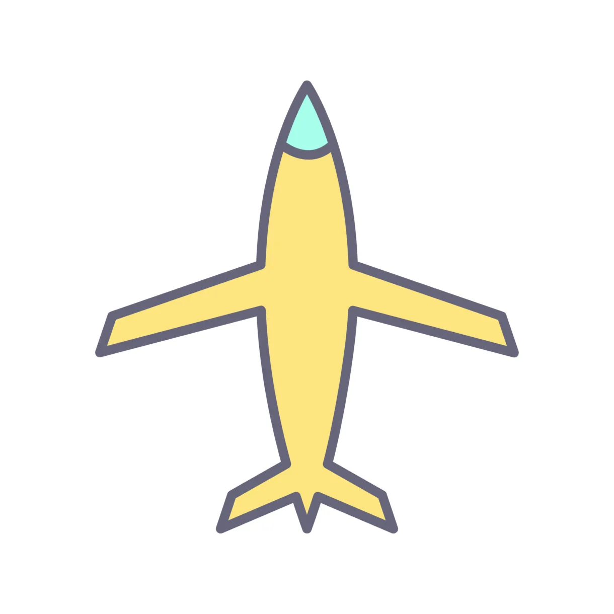 Plane vector icon 18897843 vector art at vecteezy