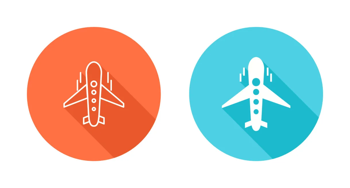 Plane vector icon 23936665 vector art at vecteezy