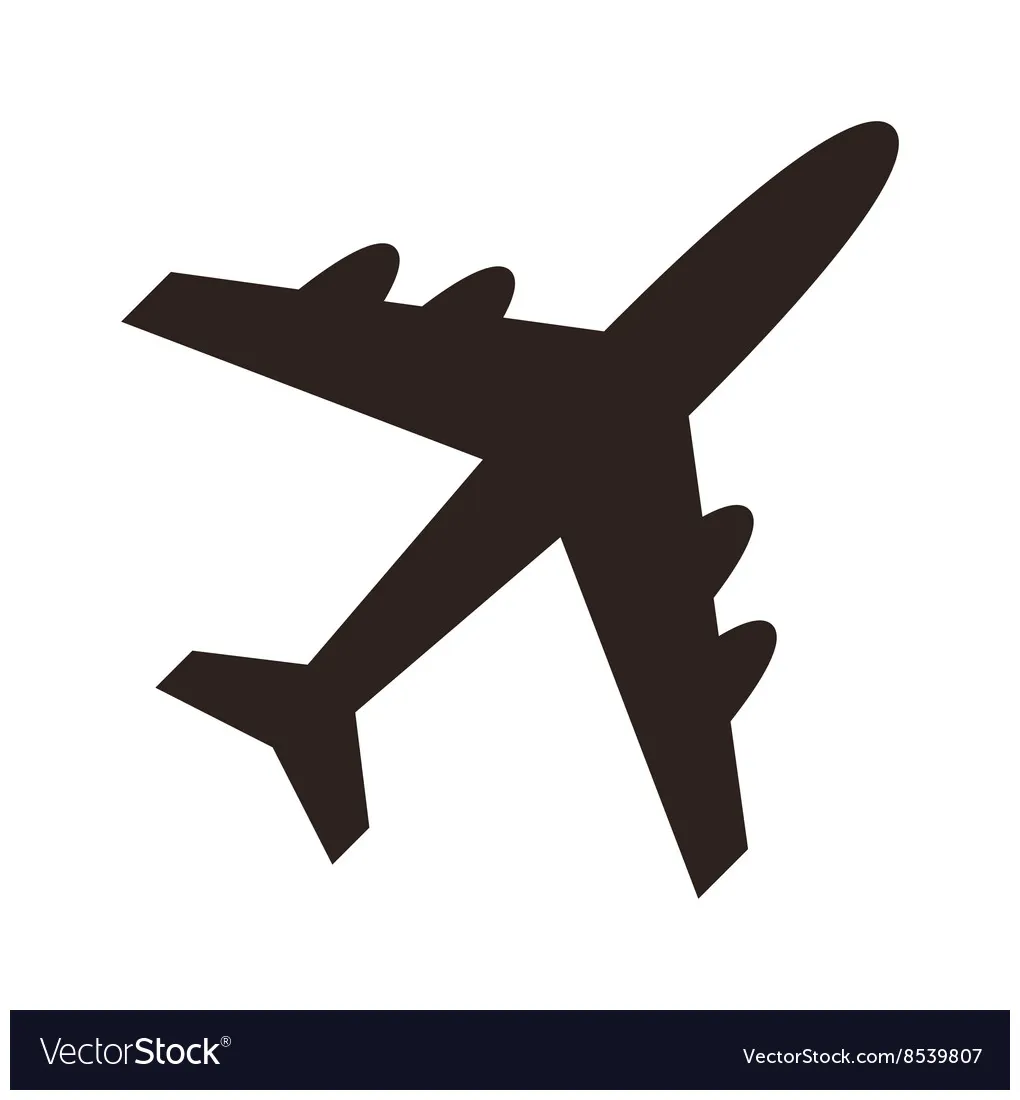 Plane icon vector vectorstock