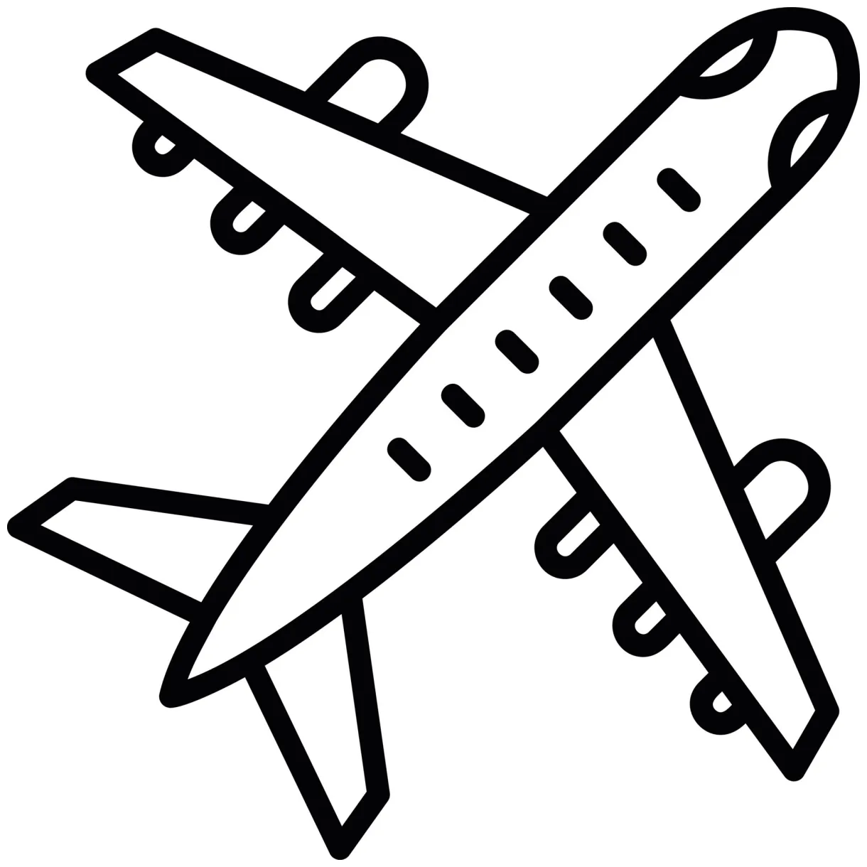Plane vector icon 14695303 vector art at vecteezy