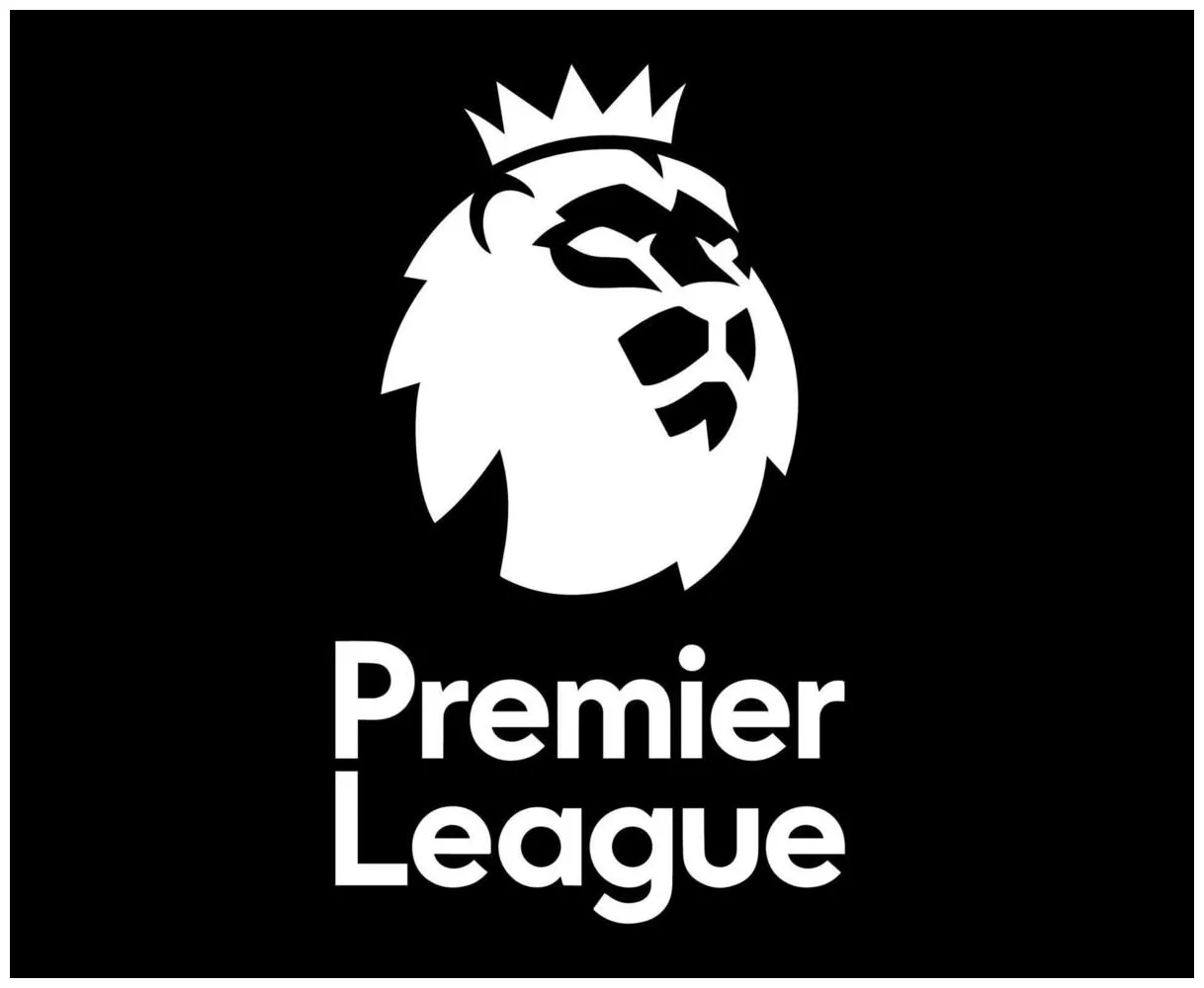 Premier League Logo Symbol - Black and White Design