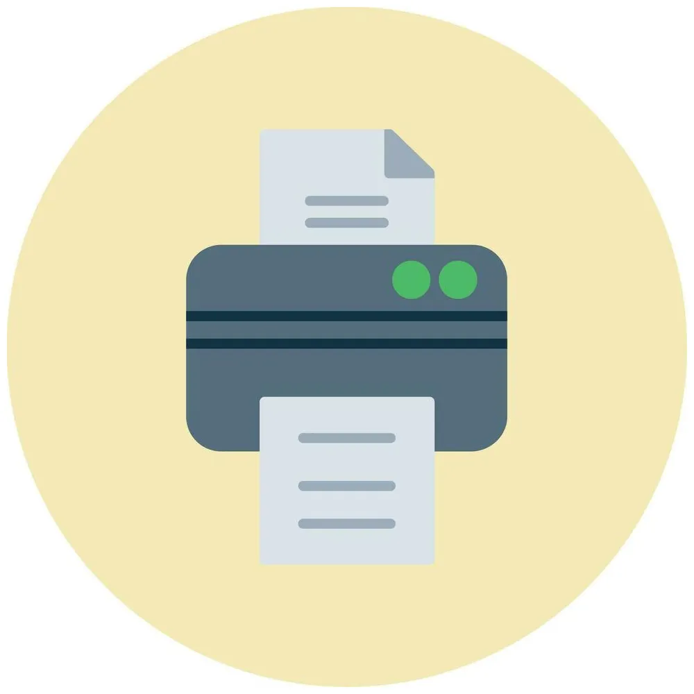 Printer vector icon 37014643 vector art at vecteezy