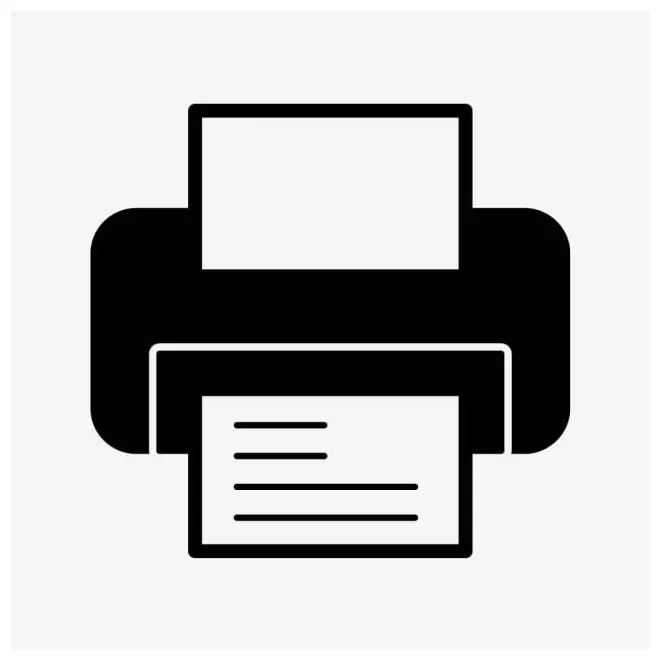 Printing icon vector