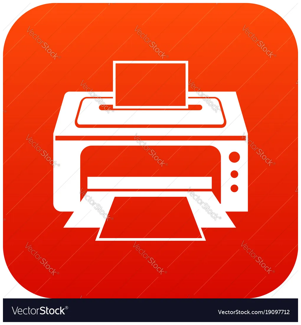 Printing icon vector