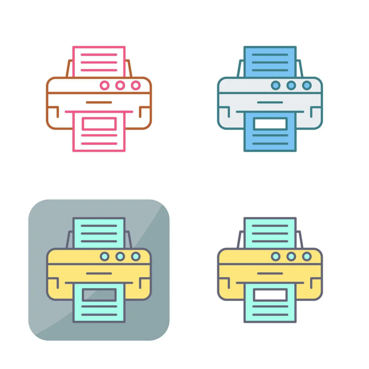 Printer vector icon 34210058 vector art at vecteezy