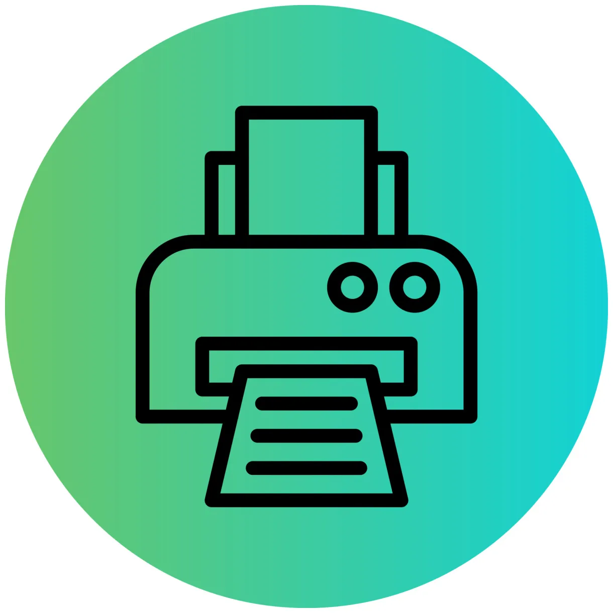 Printer vector icon design 23315314 vector art at vecteezy