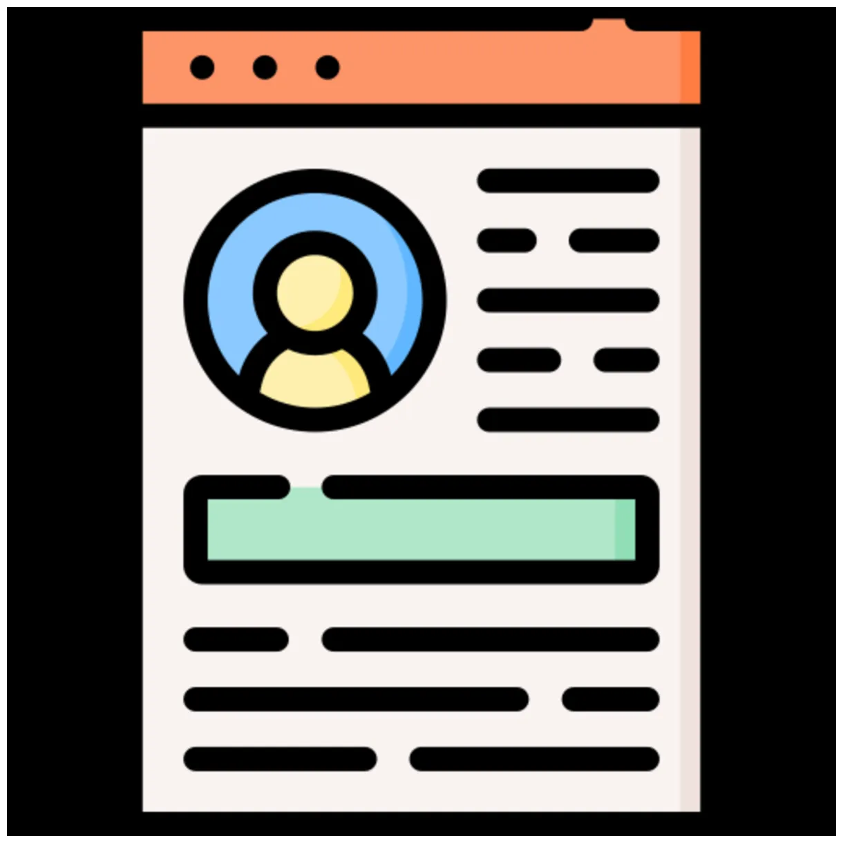 Profile icon design 28287704 png