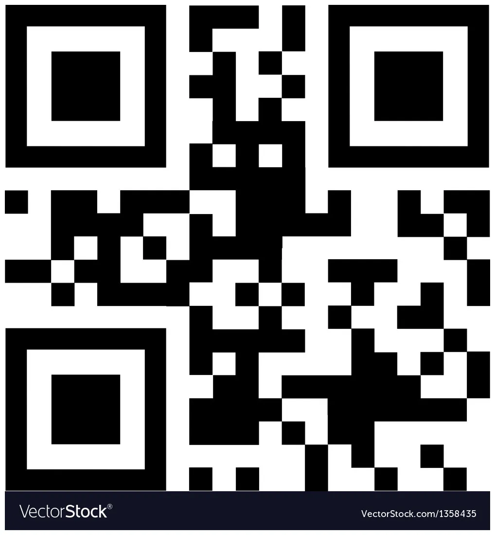 Qr code vector vectorstock