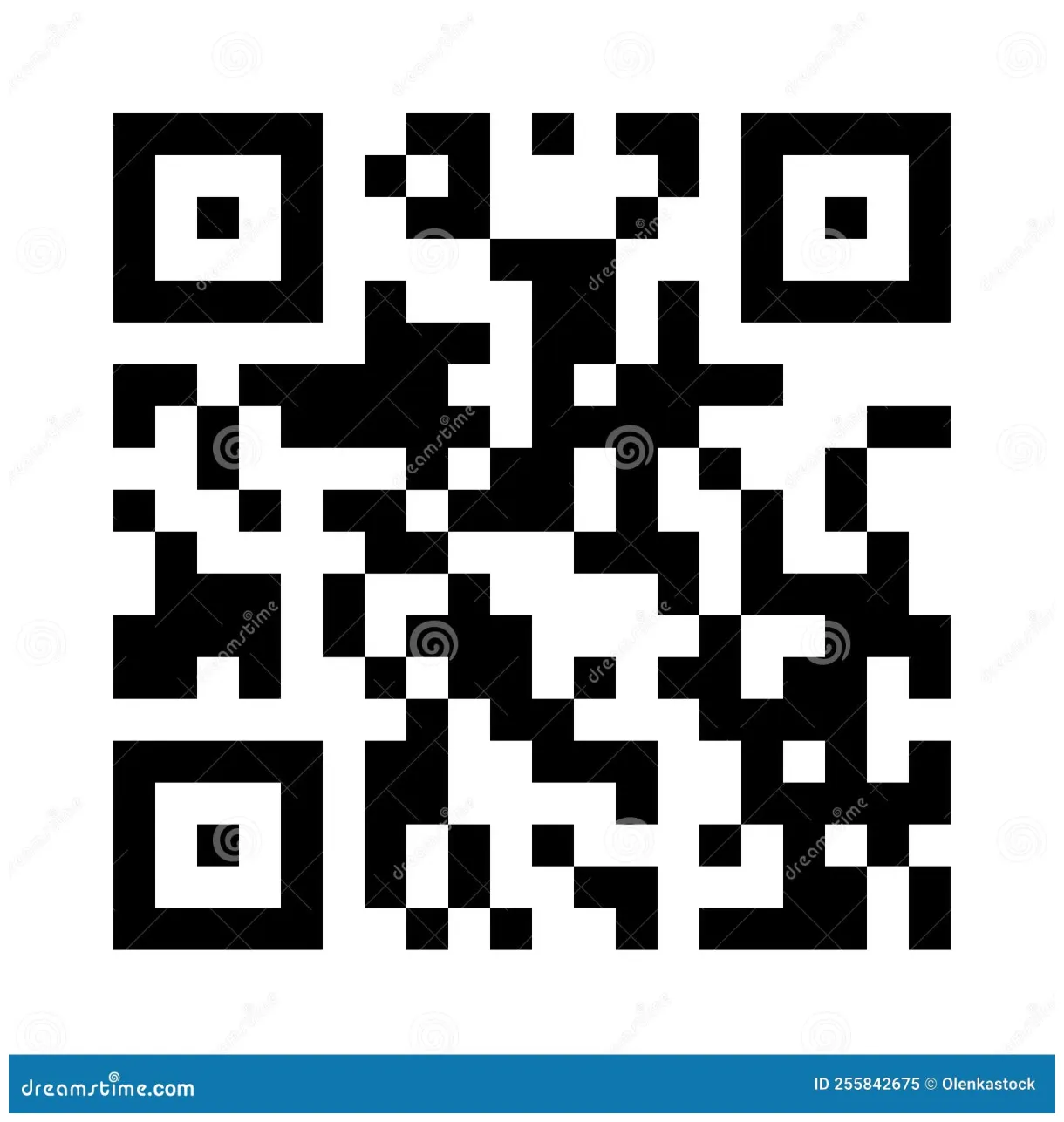 Vector qr code stock vector. illustration of icon, logo 255842675