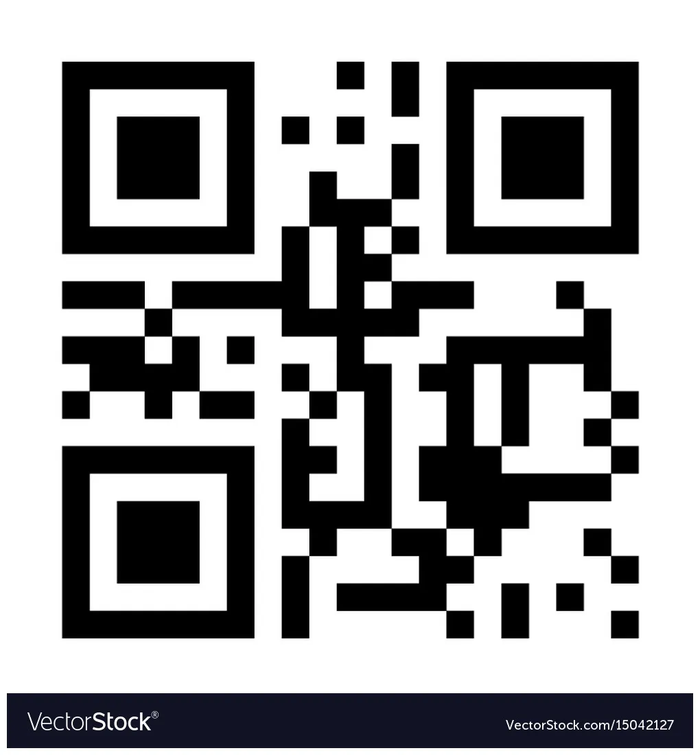 Qr code vector vectorstock
