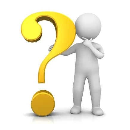 Golden question mark 3d yellow interrogation point question sign asking