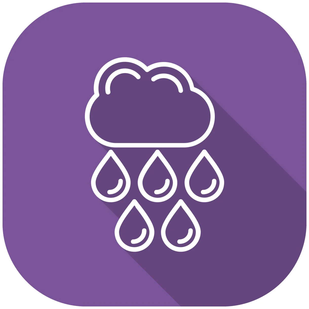Rain vector icon 31762898 vector art at vecteezy
