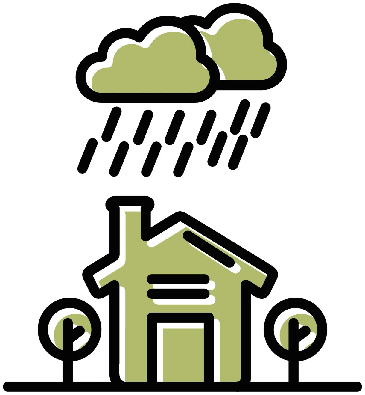 Rain vector icon 41792709 vector art at vecteezy