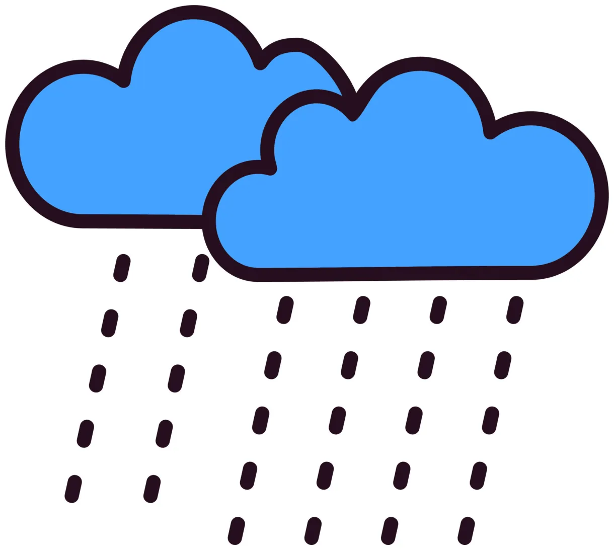 Rain vector icon 20005710 vector art at vecteezy