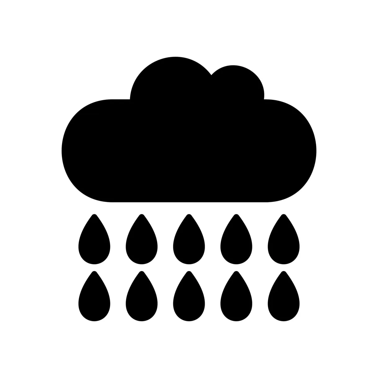 Rain vector icon 16708230 vector art at vecteezy