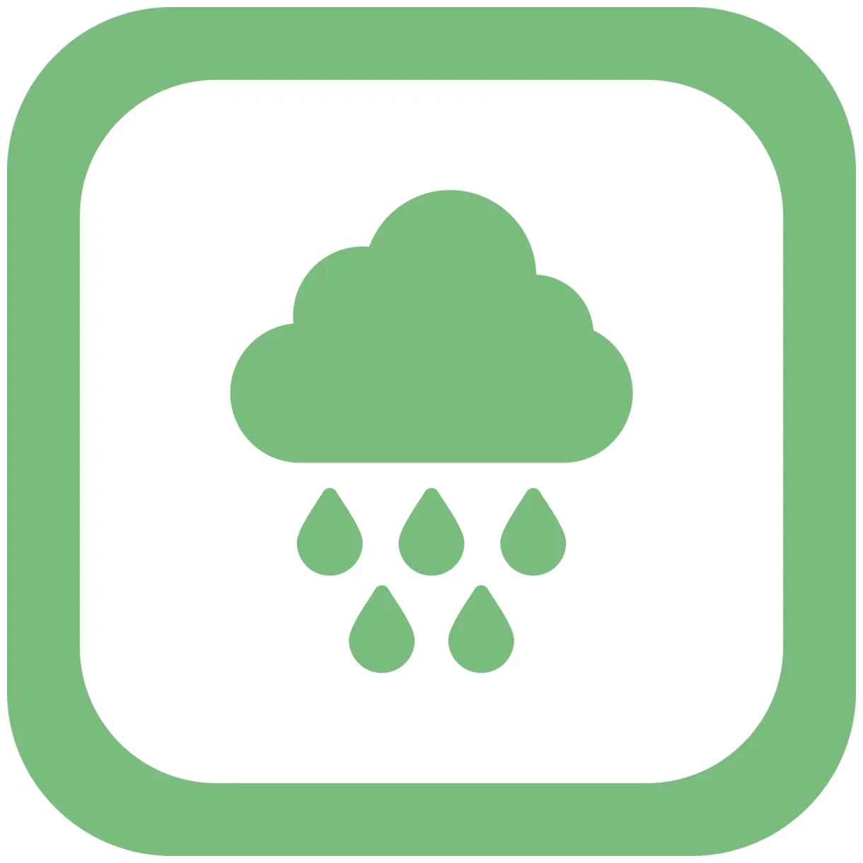 Rain vector icon 19825014 vector art at vecteezy