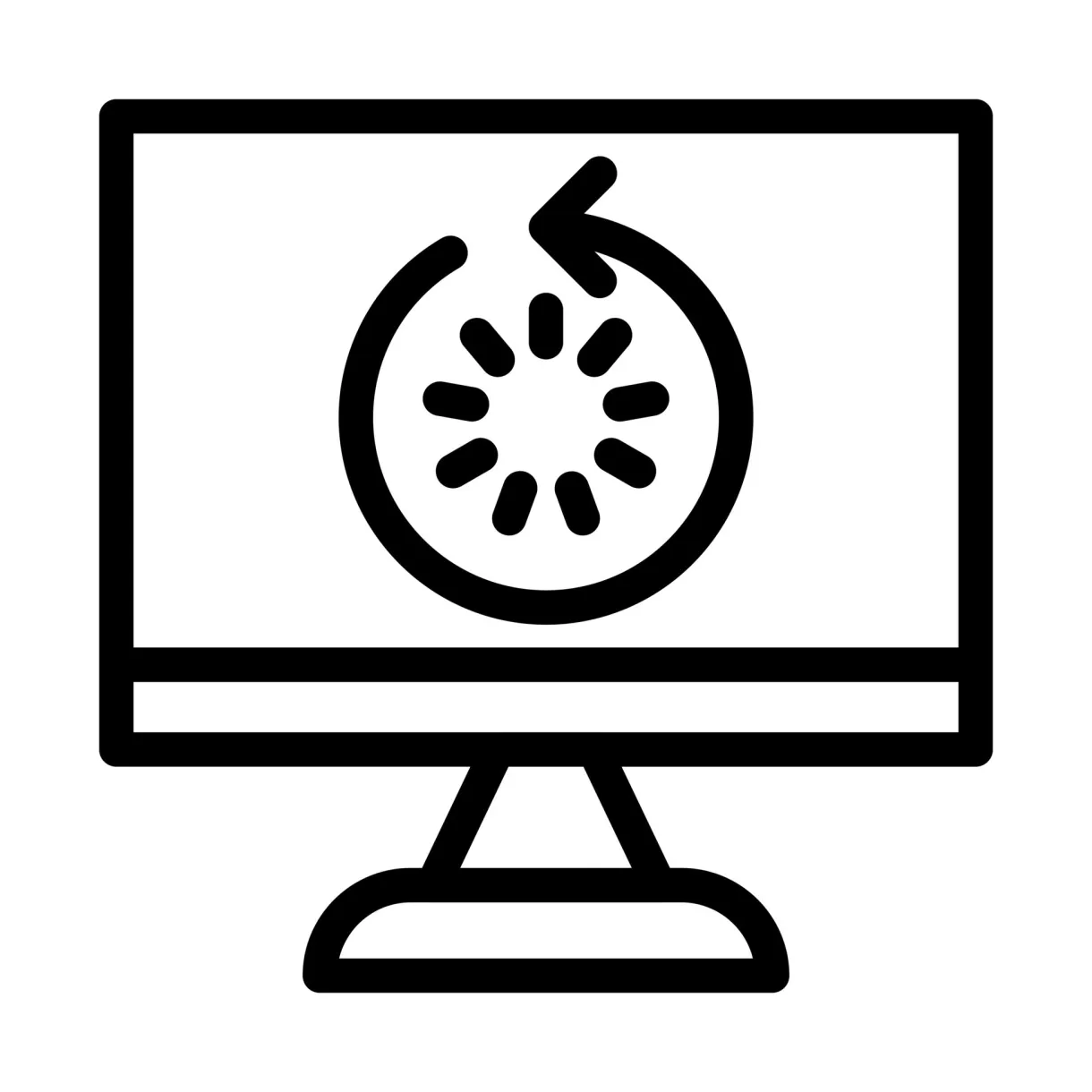 Restart icon design 20377839 vector art at vecteezy printable coloring page