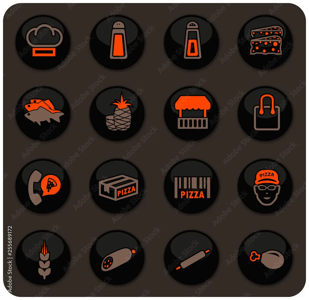 Set stock vector adobe stock