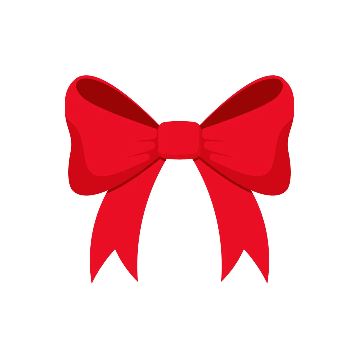 Red ribbon bow vector 12955477 vector art at vecteezy
