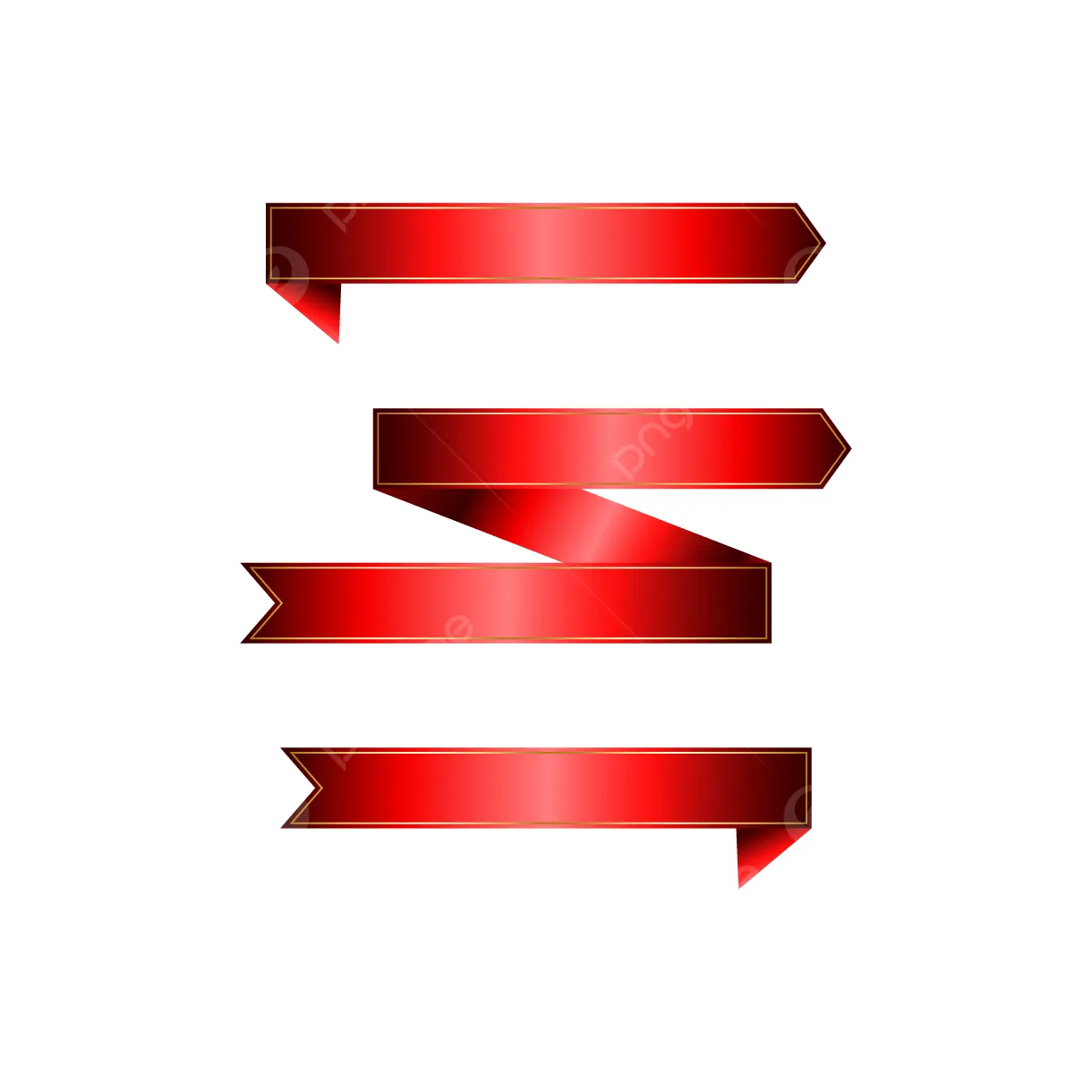 Ribbons collection red vector ribbon, ribbons collection, red ribbons