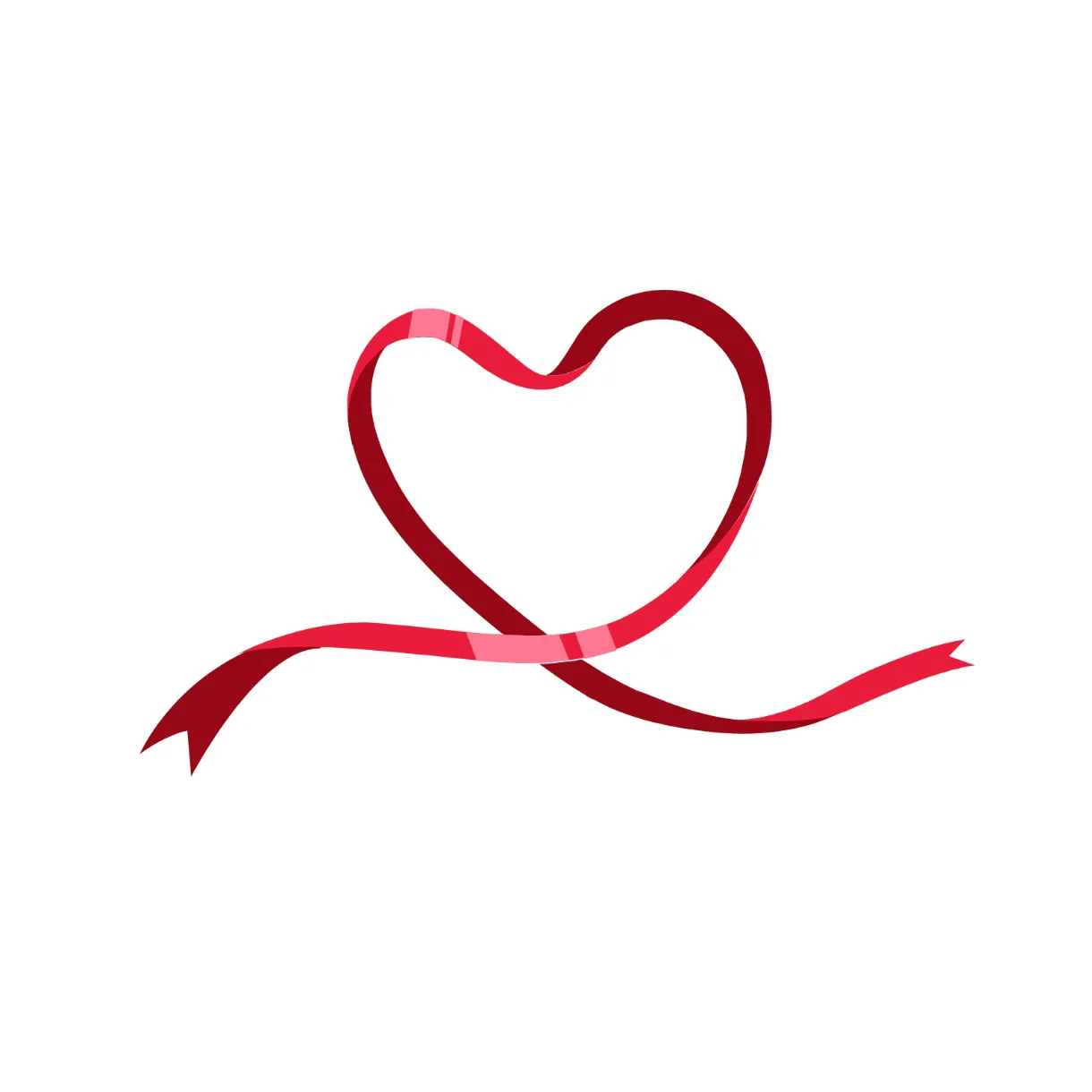 Free heart template to edit online