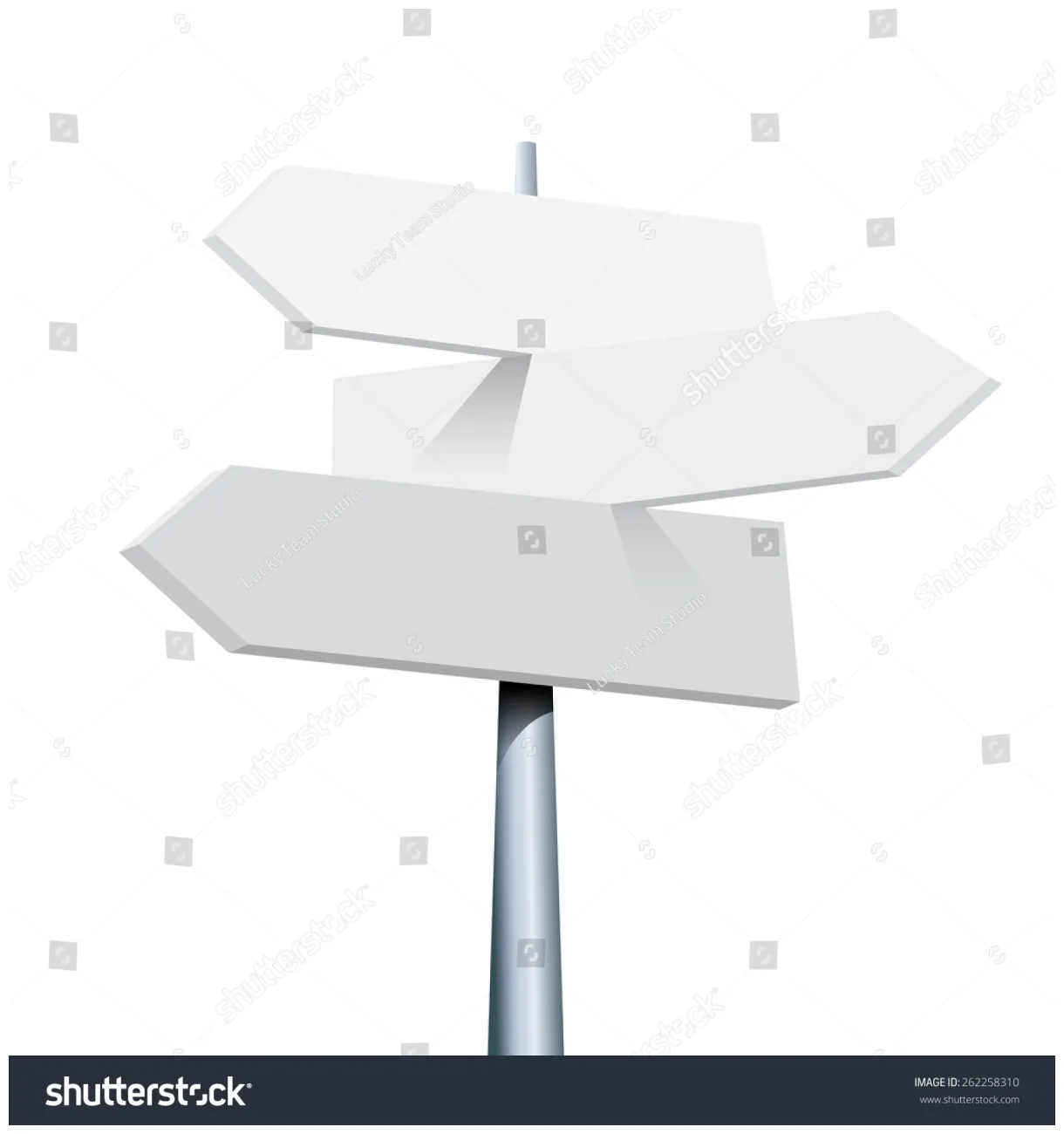 Vector road signs stock vector 262258310 shutterstock