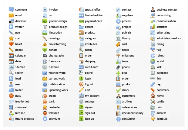 1000 icons free website tools