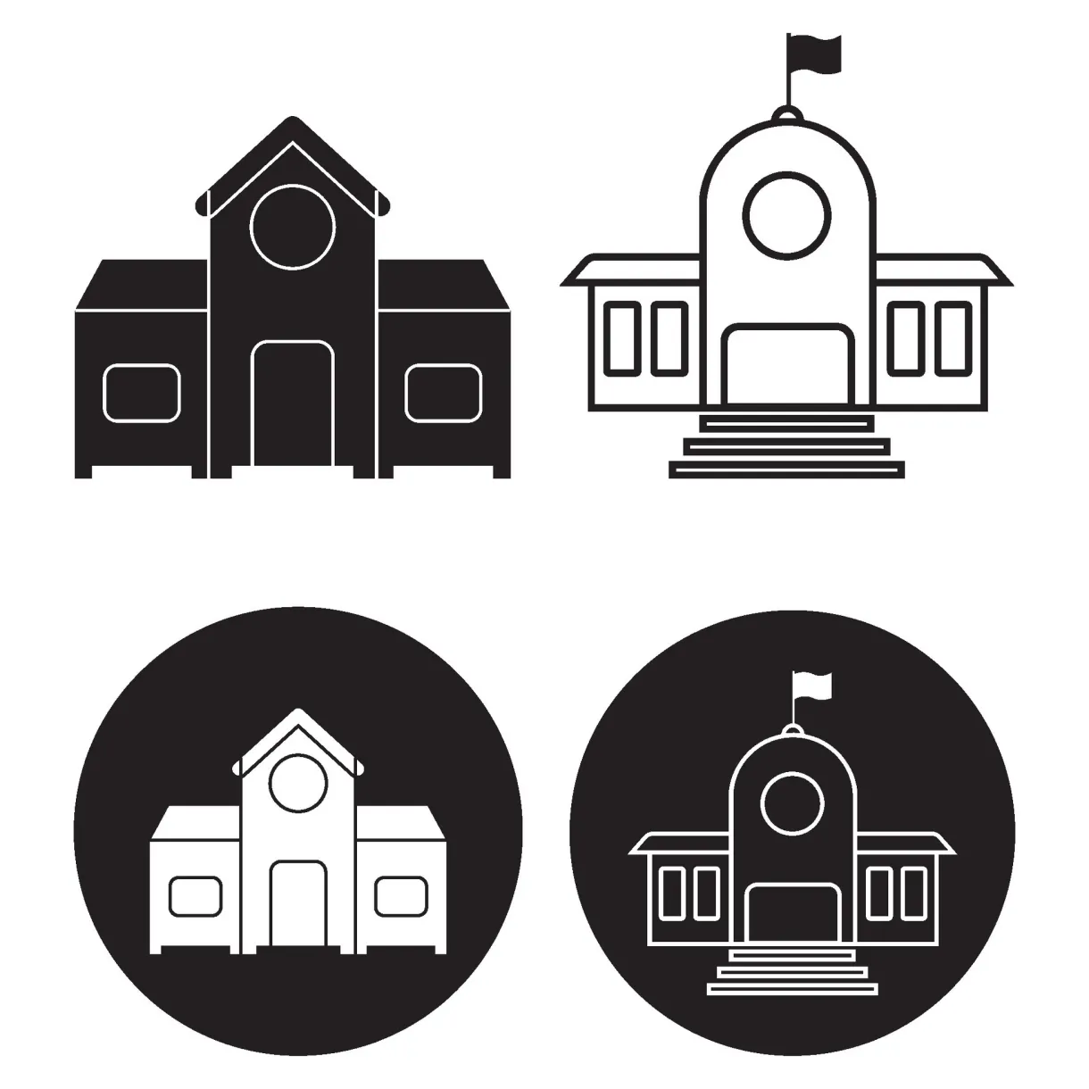 school icon vector 26146550 Vector Art at Vecteezy