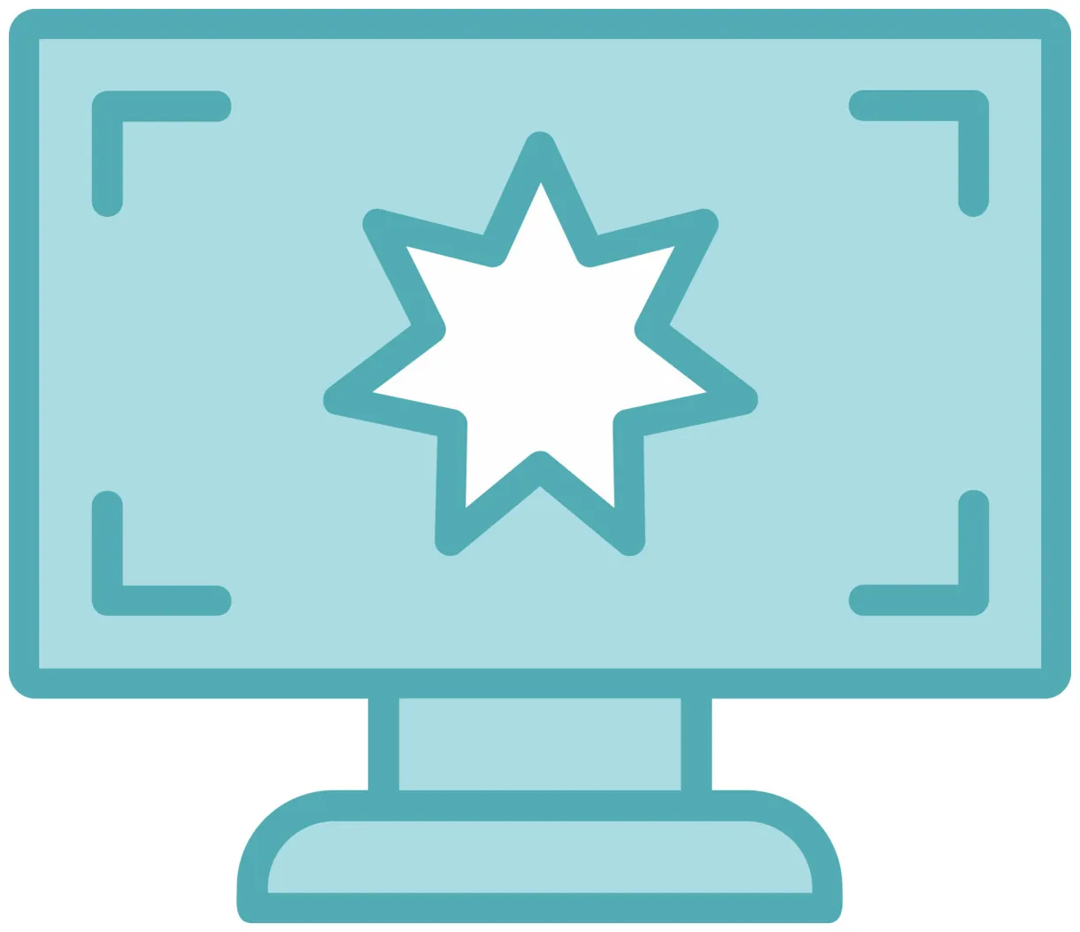 Screen vector icon 17016732 vector art at vecteezy