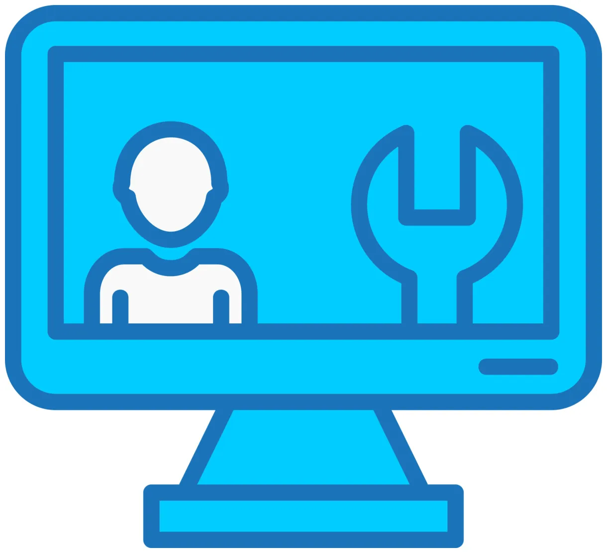 Screen vector icon 16812758 vector art at vecteezy