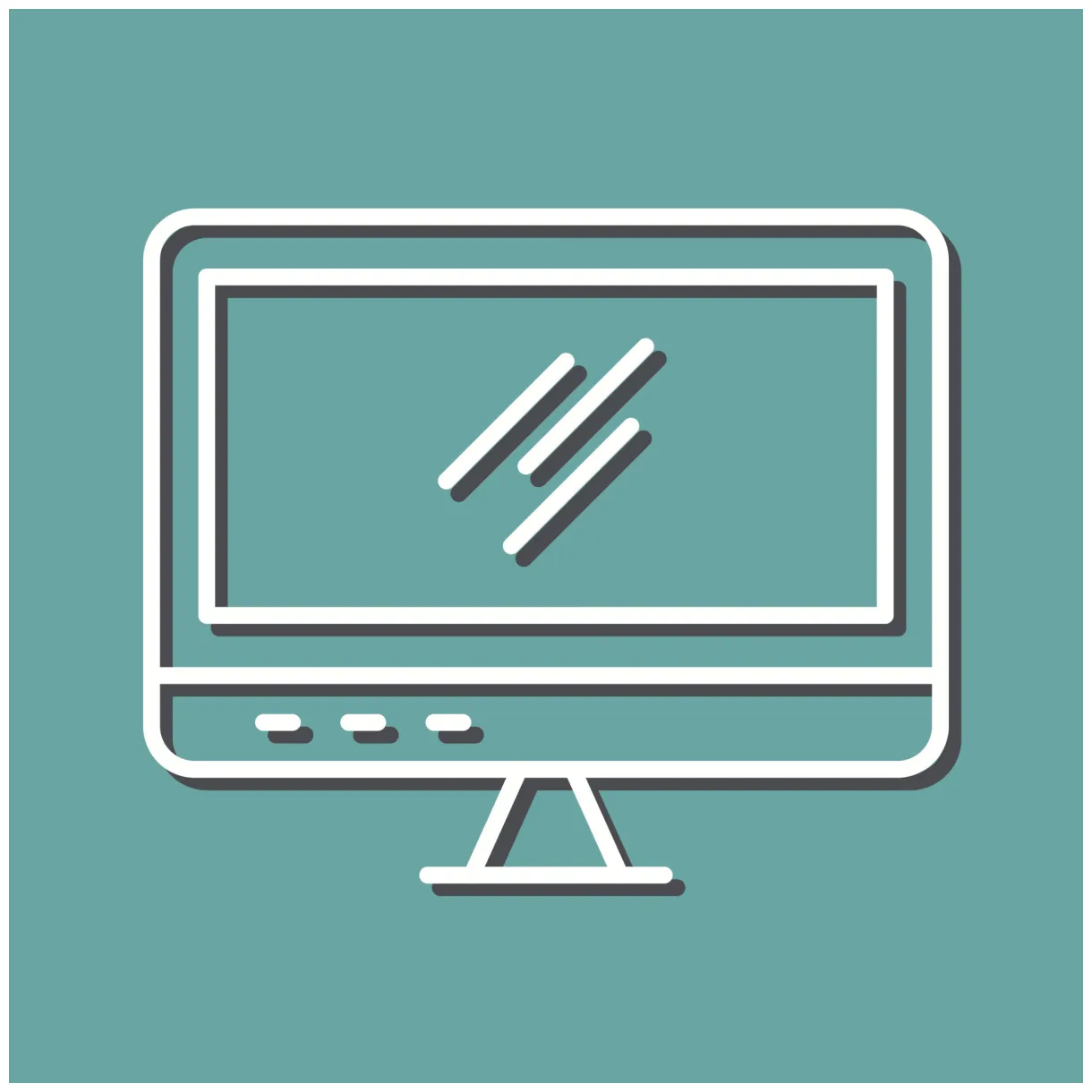 Screen vector icon 20246839 vector art at vecteezy