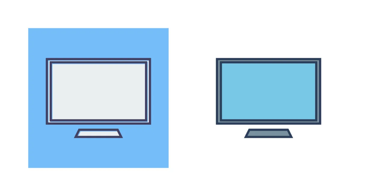 Screen vector icon 23952176 vector art at vecteezy