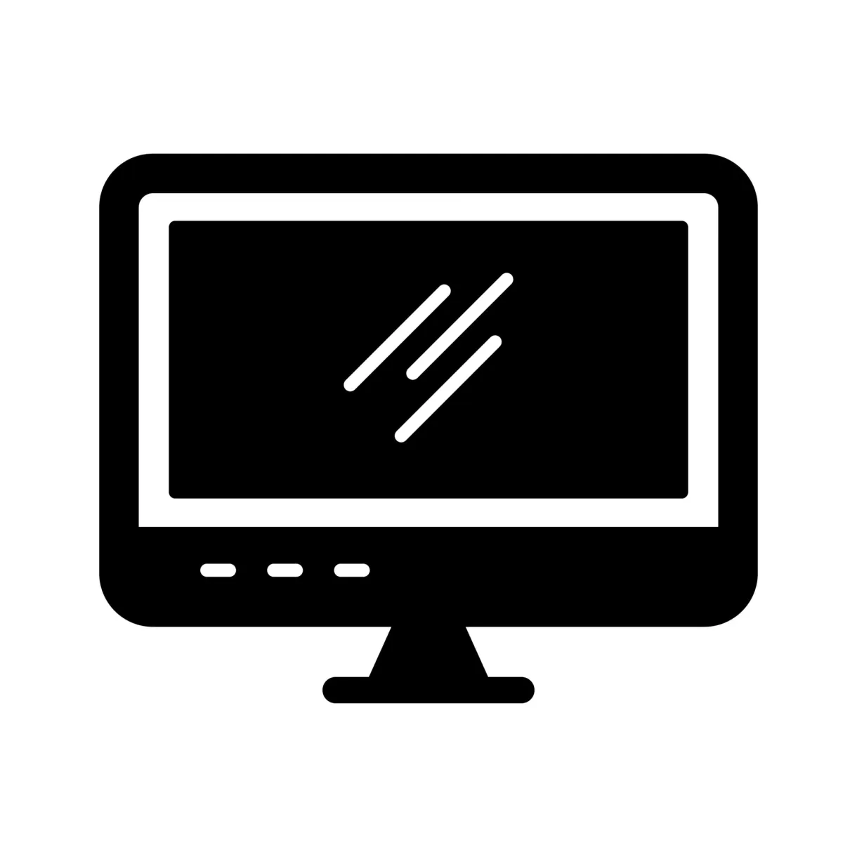 Screen vector icon 14735043 vector art at vecteezy printable coloring page