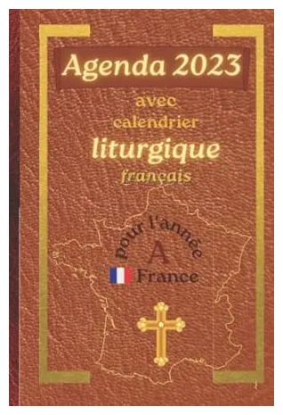Amazon agenda 2023 avec calendrier liturgique français pour l