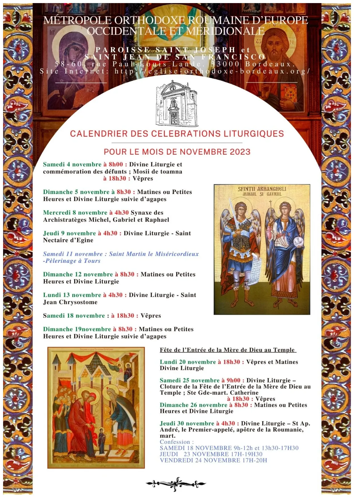 Eglise orthodoxe saint joseph de bordeaux