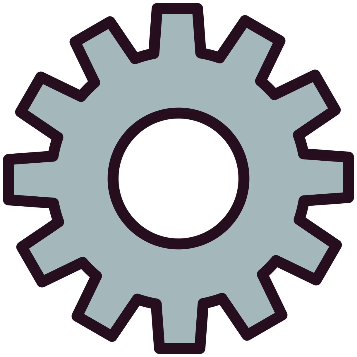 Settings vector icon 19567559 vector art at vecteezy