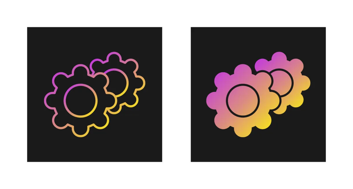 Settings vector icon 23966427 vector art at vecteezy