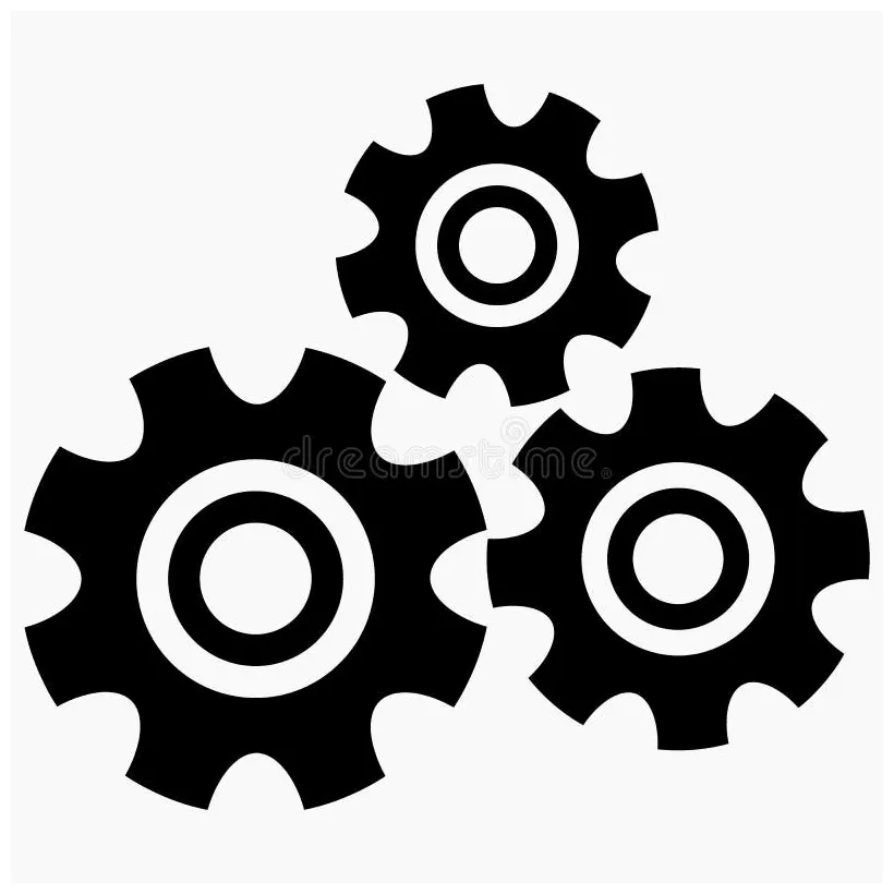 Settings vector icon stock vector. illustration of technology 262000869