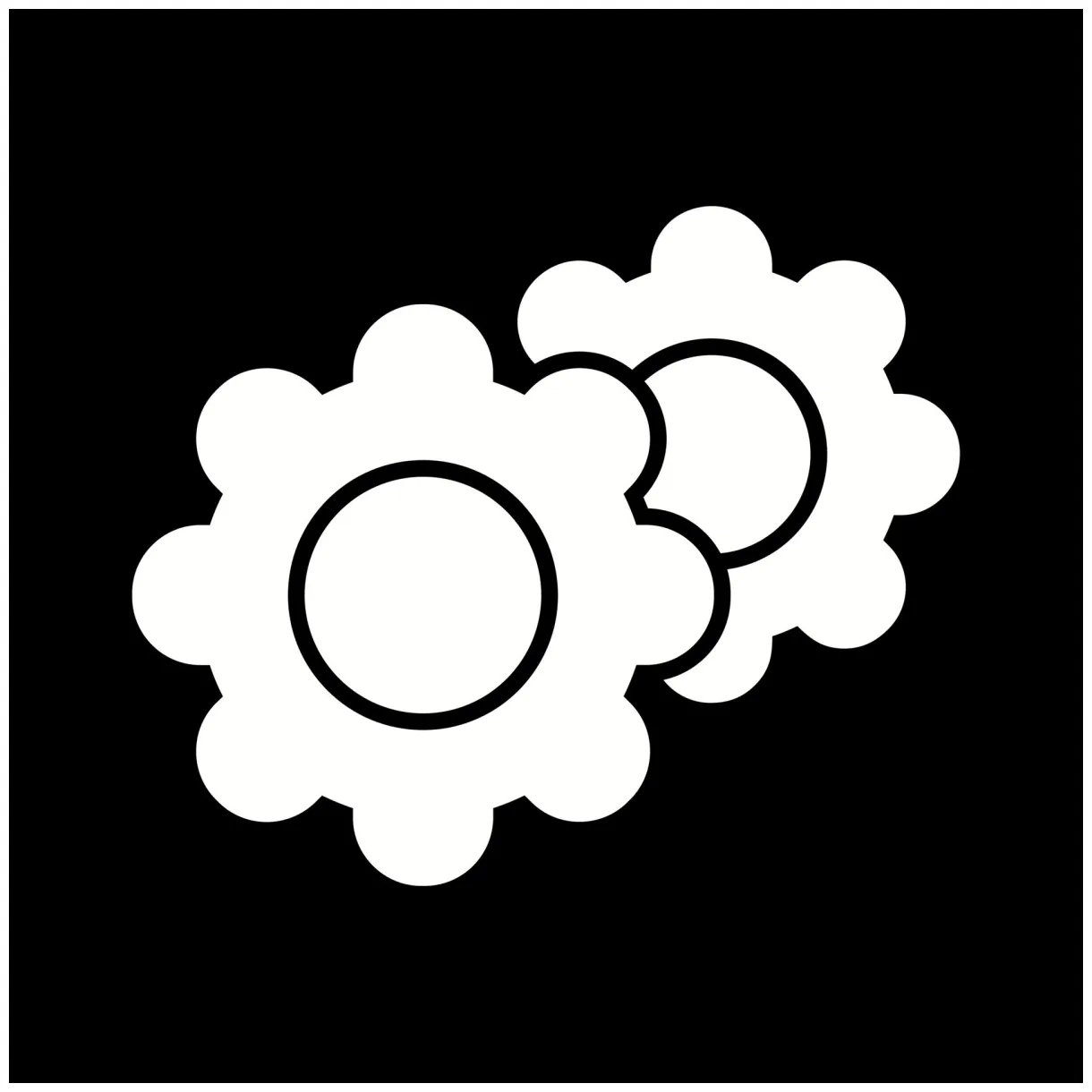 Settings vector icon 17218780 vector art at vecteezy