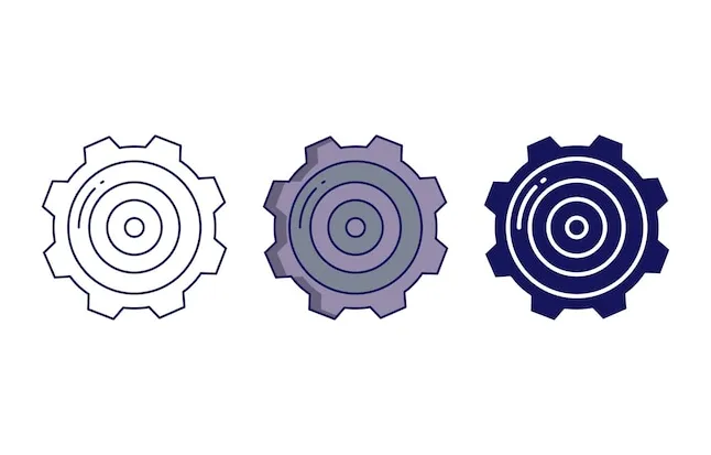 Premium vector settings vector icon