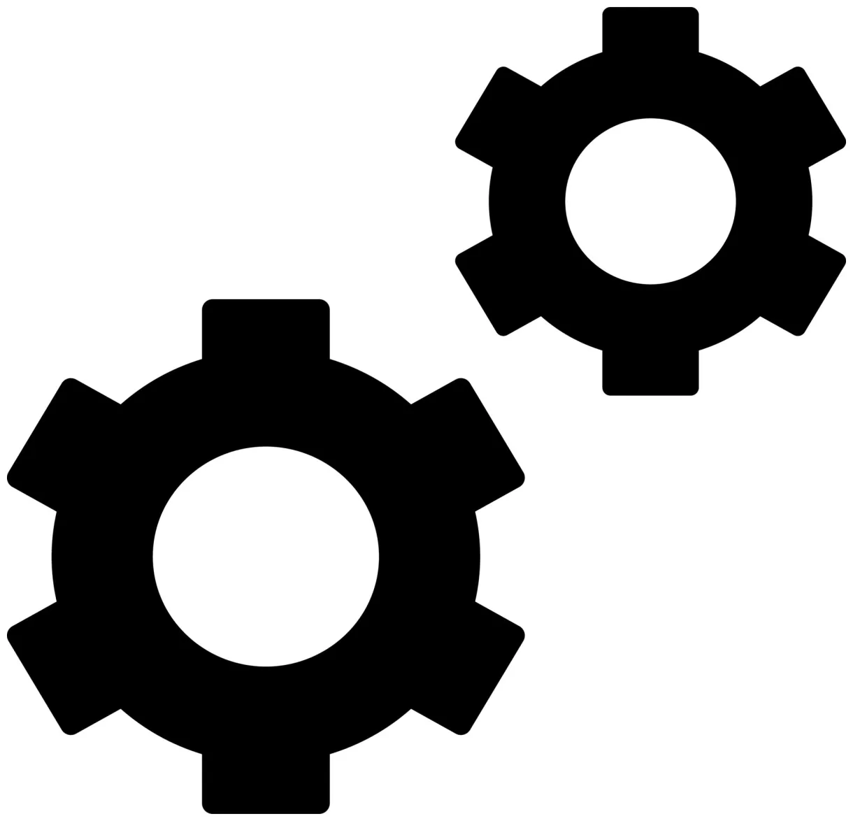 Settings vector icon 21066348 vector art at vecteezy