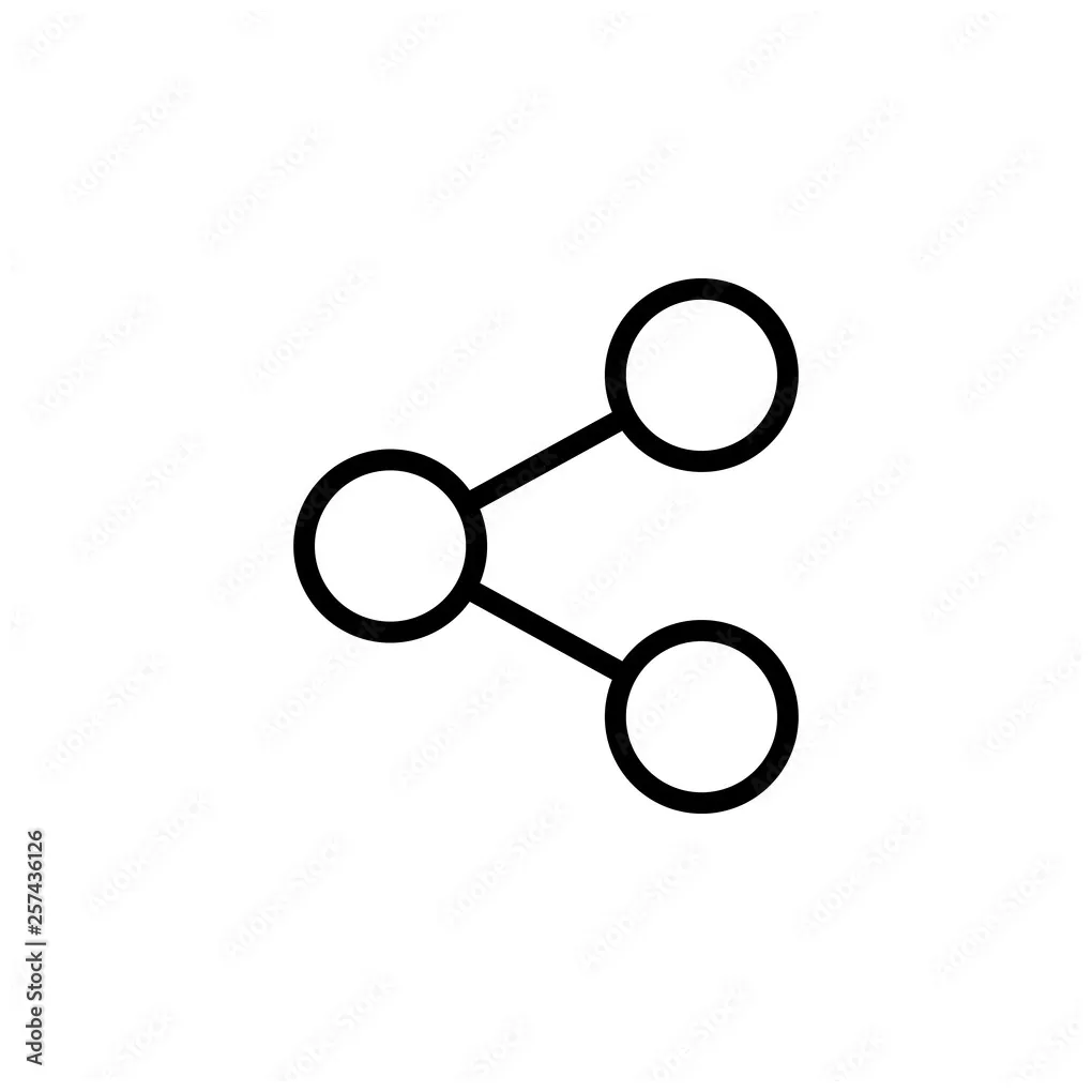 Share vector icon stock vector adobe stock