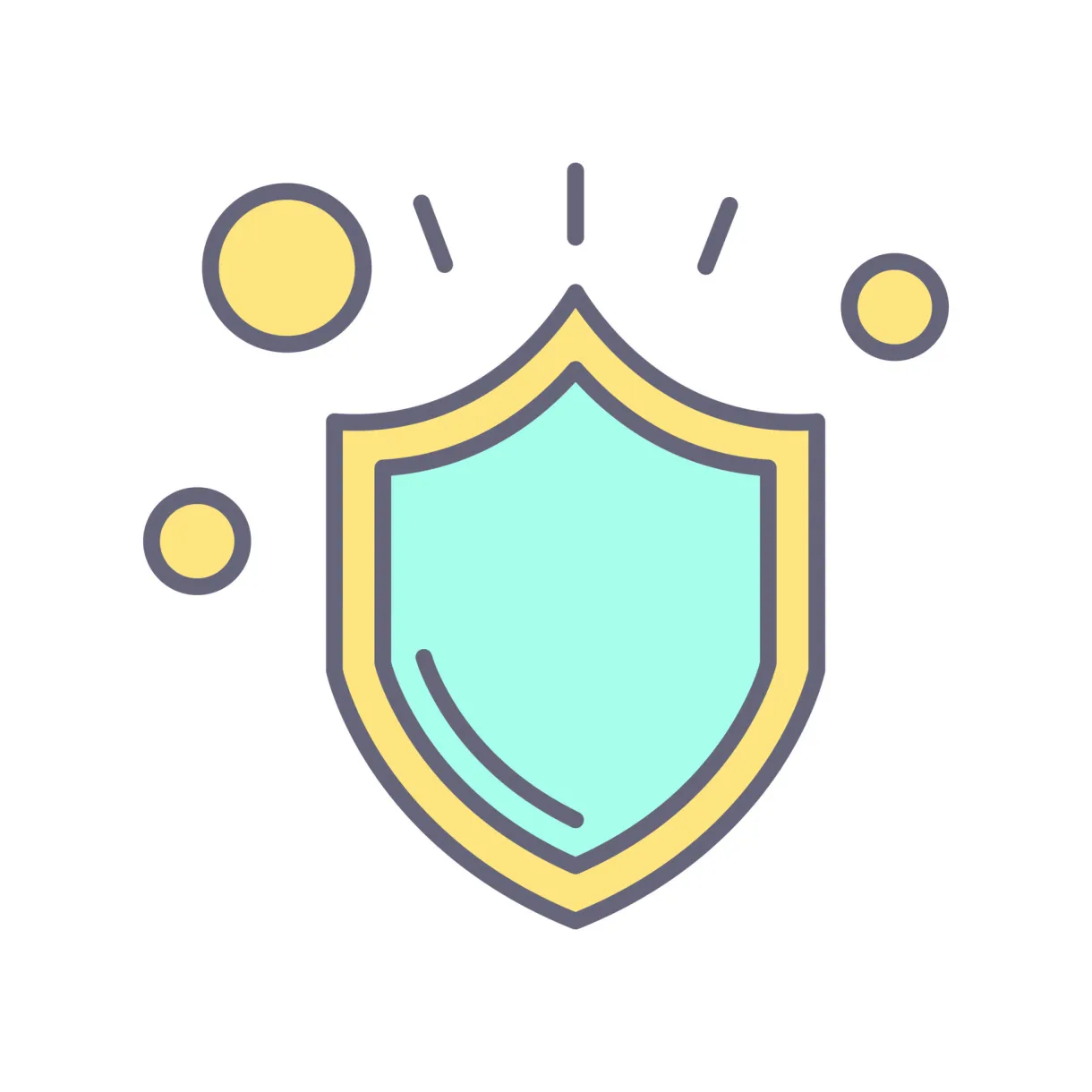 Shield vector icon 18895178 vector art at vecteezy