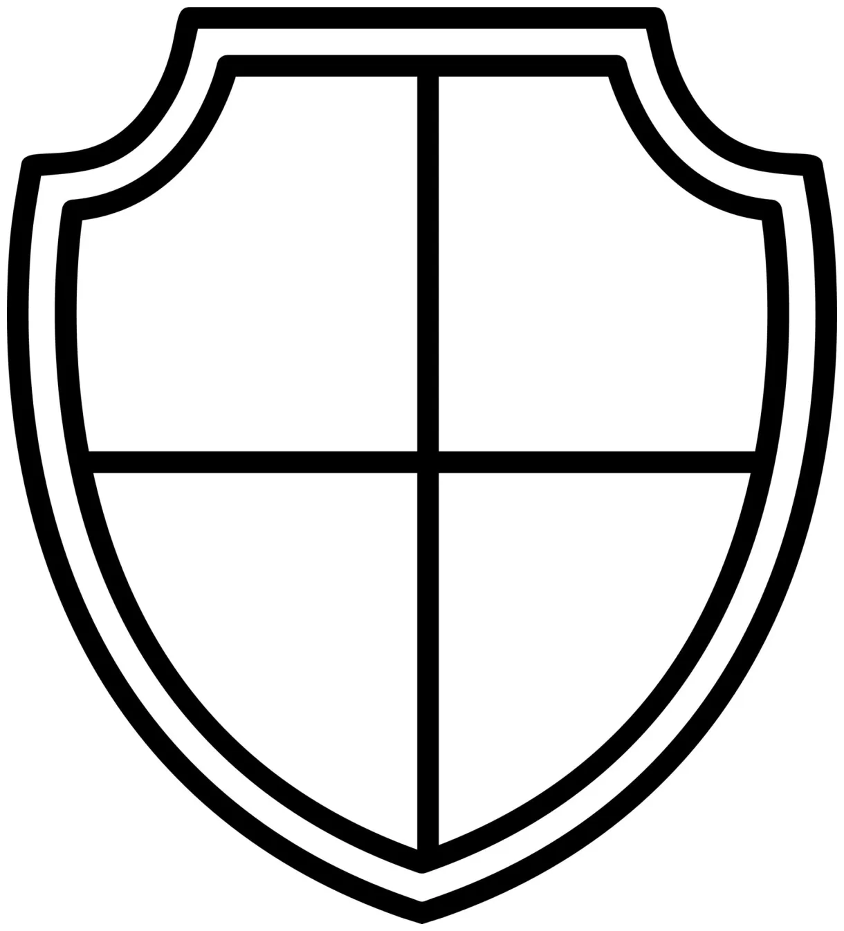 Shield vector icon 20323781 vector art at vecteezy