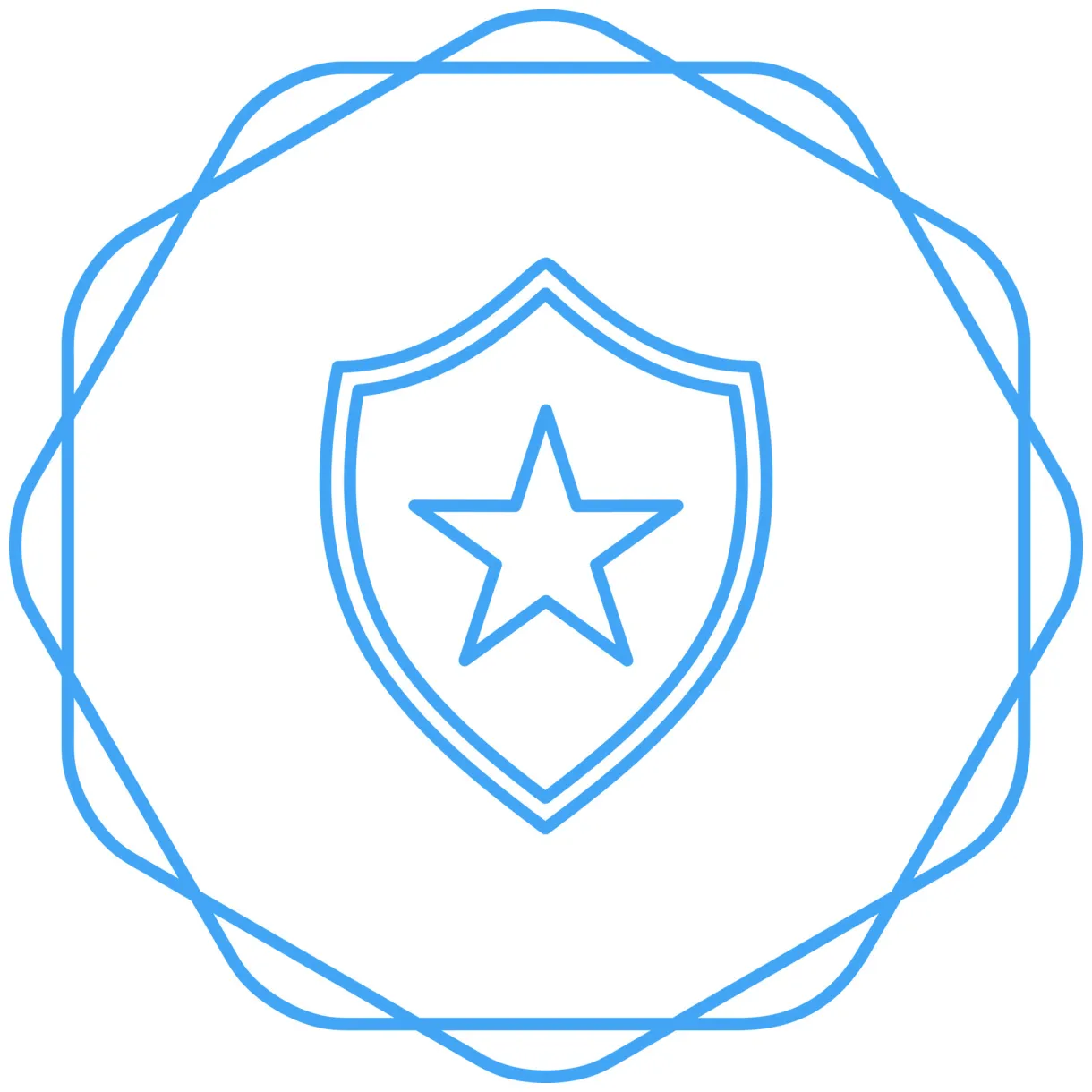 Shield vector icon 22490700 vector art at vecteezy